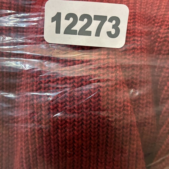 Vtg 60s Montgomery Ward Knit Sweater Jacket Mens L Full Zip Fleece Lined Preppy - Picture 8 of 8